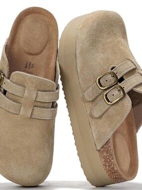 Project Cloud Leather Clogs